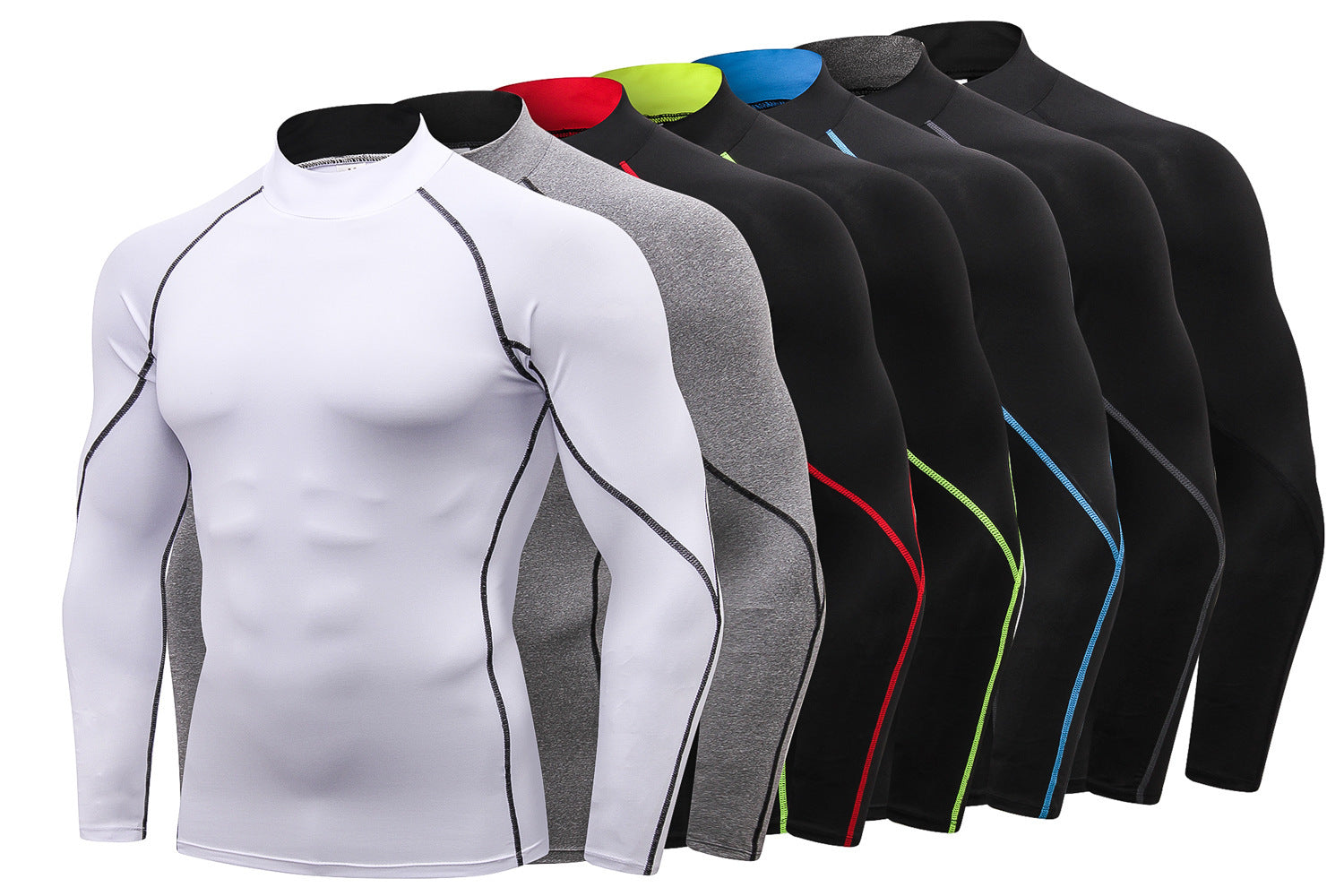 Men’s Quick-Dry Pullover Sweater with Stand Collar – Lightweight Moisture-Wicking Activewear