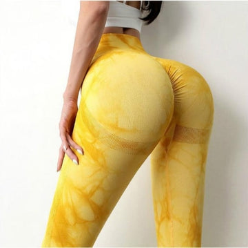 Women's Seamless Scrunch Butt Workout Leggings – High-Waist Tummy Control Fitness Pants