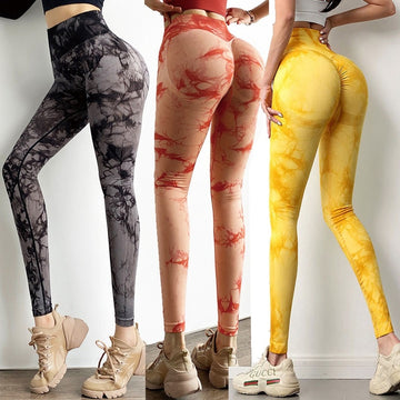 Women's Seamless Scrunch Butt Workout Leggings – High-Waist Tummy Control Fitness Pants