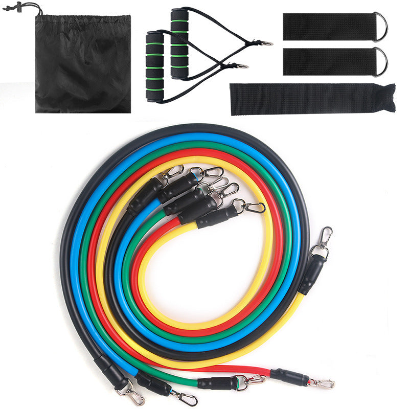 Resistance Bands Set for Strength Training – Elastic Pull Rope Workout Bands with Handles for Home Gym & Fitness