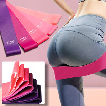 Resistance Bands for Women & Men – Elastic Booty Bands for Workout, Yoga, Strength Training & Fitness