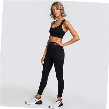Seamless Solid Color Yoga Outfit for Women – Sports Bra & Leggings Set for Gym & Fitness
